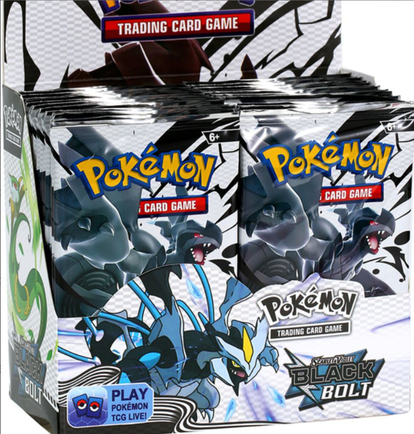 Pokemon Black Bolt Trading Cards - 360 Cards - English Edition
