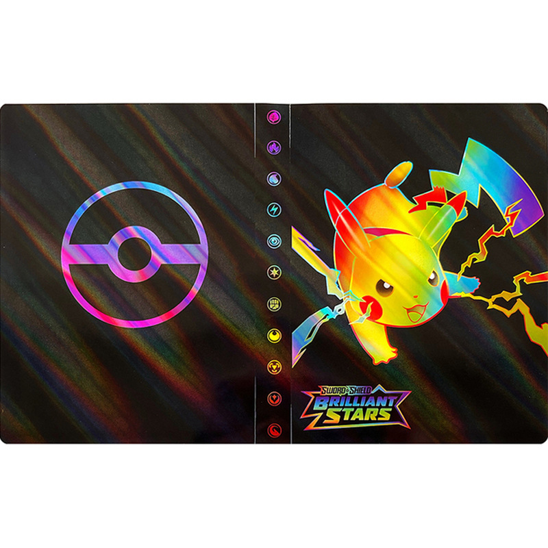 Pokemon - Trading Card Binder - 4-Pocket - Holographic - Design Y-22