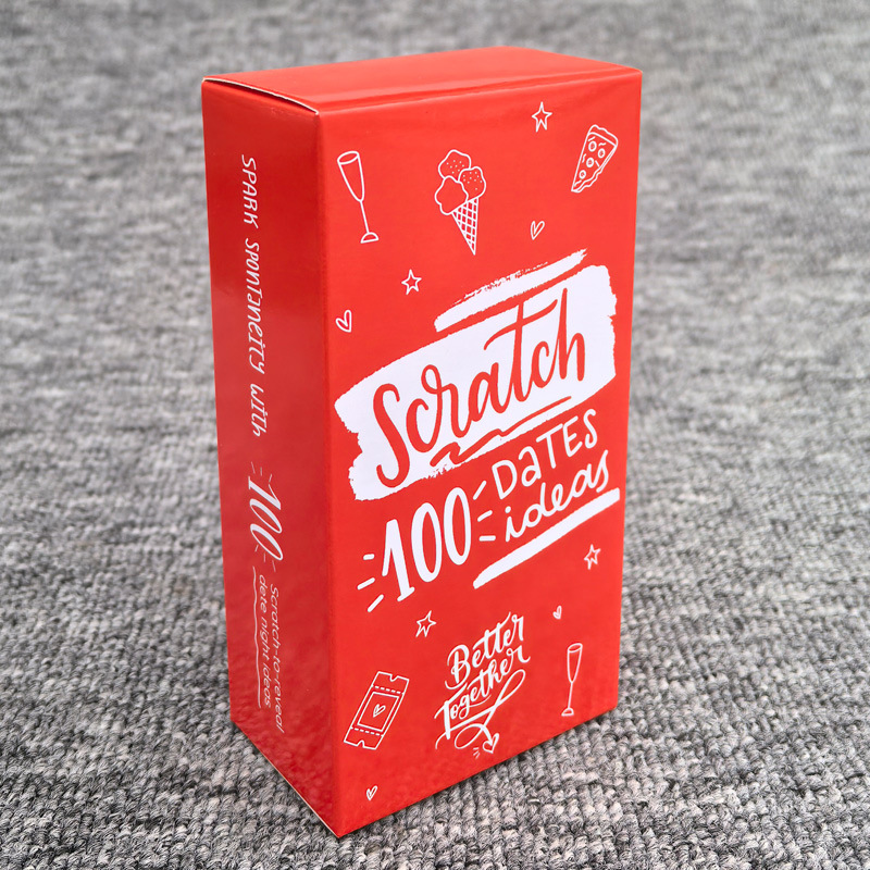 Scratch 100 Date Ideas Couples Cards