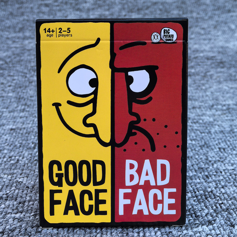 Good Face Bad Face Card Game