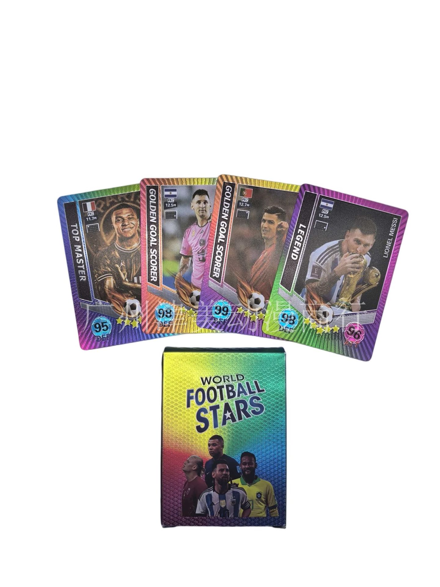 Football Star Collectible Cards - D Version Multicolor - 55 Cards