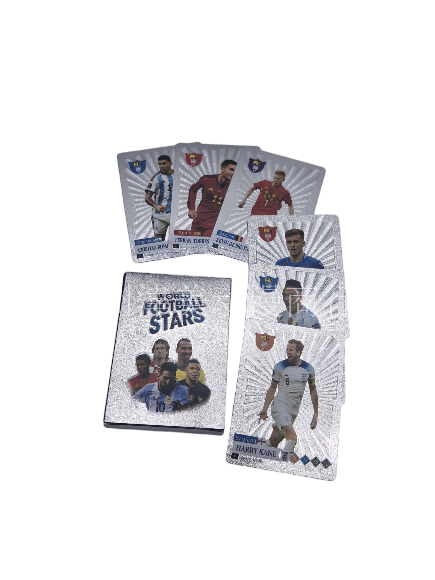 Football Star Collectible Cards - A Version Silver - 55 Cards