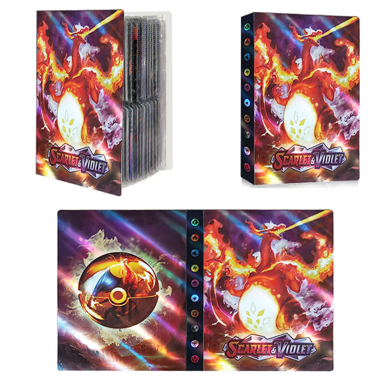 Pokemon - Trading Card Binder - 4-Pocket - Holographic - Design Y-25
