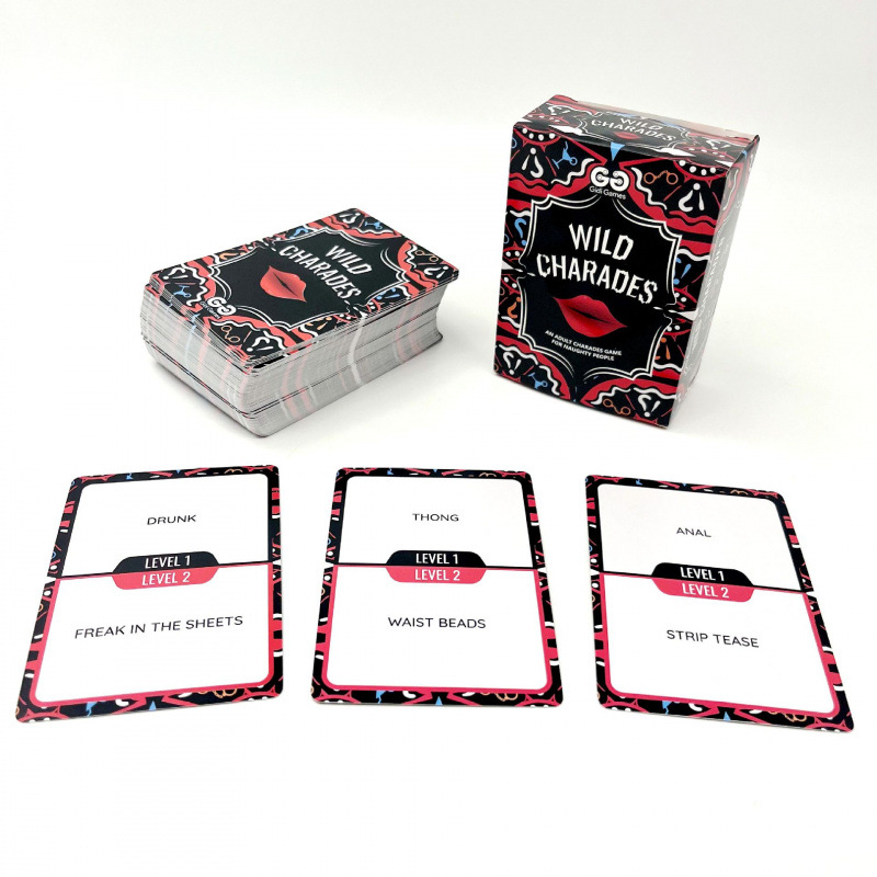 Wild Charades 100-Card Adult Party Game product view 3