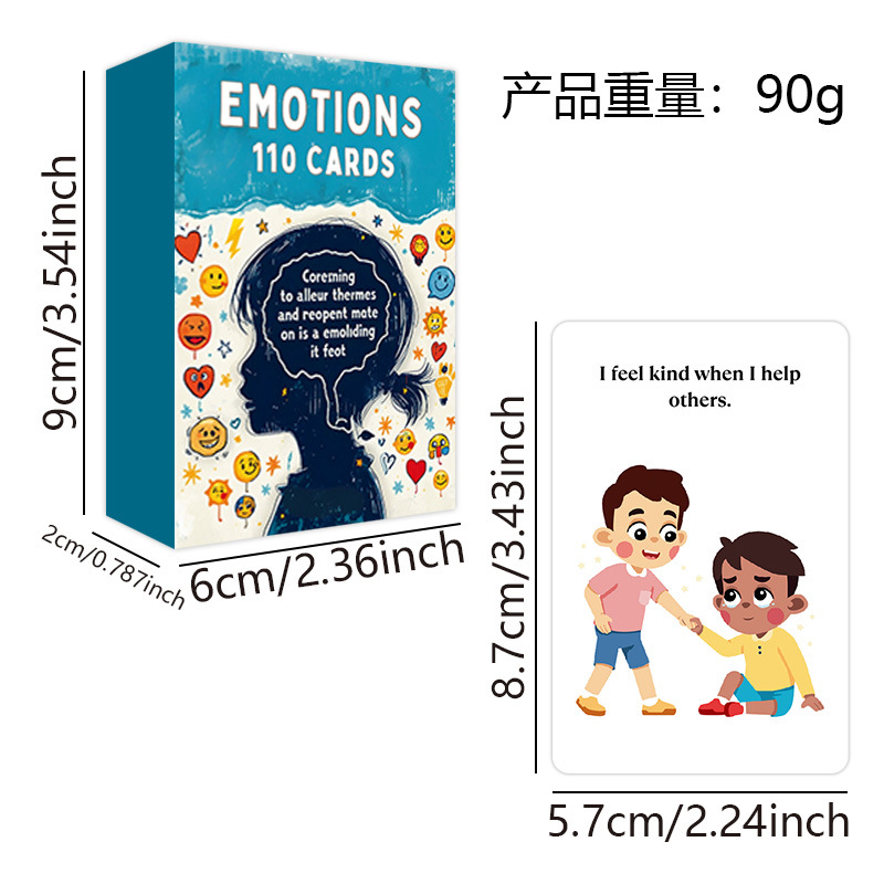 Emotions 110 Mental Health Recognition Cards product view 2